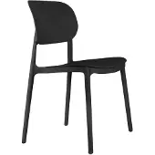Leitmotiv Dining Chair Cheer - Black - H81.5CM