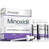 Foligain Woman Minoxidil 2 % hiusten kasvua edistävä hoito – 3 x 60 ml