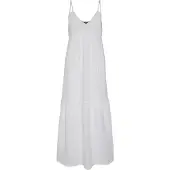 Pieces Pcastina Strap Maxi Dress Jrs Sww Bc - White - XL