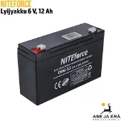UOVISION Niteforce 6V 12Ah akku