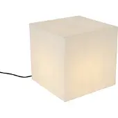 QAZQA Moderni ulkovalaisin valkoinen 38 cm neliö IP44 - Nura