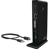 Raidsonic USB/HDMI/DVI RJ45 - IBICO - ICY BOX - Musta - Gigabit Ethernet - Monipuoliset portit