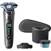 Philips SHAVER Series 7000 S7887/55 Sähköparranajokone märkä- ja kuiva-ajoon, Parranajokone kääntyvällä päällä, Kromi, SteelPrecision blades, LED, ...