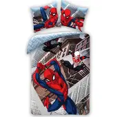 Halantex SP. z.o.o. Pussilakanasetti Spiderman 140×200 cm + tyynyliina 70×90 cm