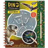 Totum Dino Forever Notebook Scratch And Draw 23x20x2 Cm Vihreä
