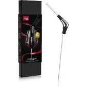VacuVin - Slow Wine Pourer Kaatonokka Hopea/Musta