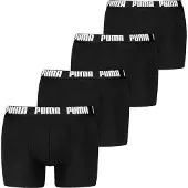 Puma Men Everyday Boxer 4P Ecom - Black - XL