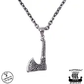 Northern Viking Jewelry Valknut Axe hopeariipus NVJ-H-RS055