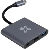 Xtrememac – Hub USB-C, 3 PORTS (HDMI, USB-A, USB-C PD) (XWH-HUB3-13)