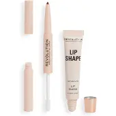 Revolution Lip Shape Kit Brown Nude