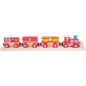 Bigjigs Wooden Fire Train