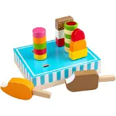 Bigjigs Wooden Ice Lollies lelusetti puinen 3 y+ 7 kpl