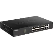 D-Link DGS-1100-16V2, Hallittu, L2, Gigabit Ethernet (10/100/1000), Täysin kaksipuolinen, Telineasennus