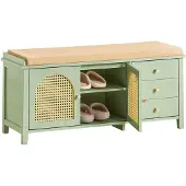 SoBuy Puukuitupenkki FSR129-GR Vihreä