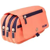 Milan 3-zip Pencil Case With A Flap 1918 Series Pinkki Mies