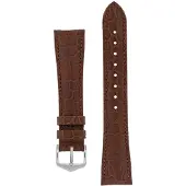 Hirsch Aristocrat ruskea nahkaranneke 038 28 0 10 22mm