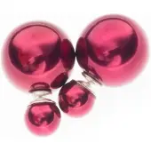 Silver Bar BB-Korvakorut Pearl 8/16 Redwine