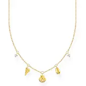 Thomas Sabo sea life gold kaulakoru KE2158-414-14-L45V