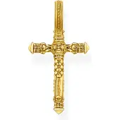 Thomas Sabo cross gold riipus PE503-413-39