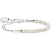 Thomas Sabo Charm Club Charmista white pearls rannekoru A2129-158-14-L15v