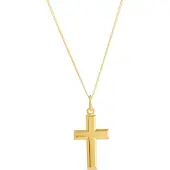 Top Gold hopeinen risti kullattu 5256731500