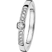Kohinoor Timanttisormus valkokulta 033-240V-15 Stella 17½