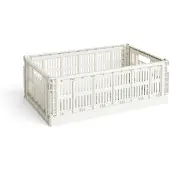 HAY Colour Crate kori, L, kierrätysmuovi, off-white