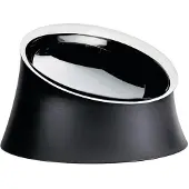 Alessi Wowl, koiranruokakuppi, pieni, musta