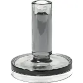 Broste Copenhagen Petra kynttilänjalka smoked pearl dark grey 14 cm