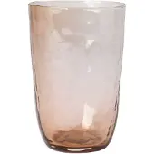 Broste Copenhagen Drikkeglas 'Hammered' - Nude - 50 CL