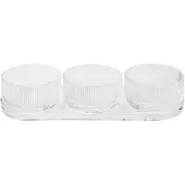 Stelton Pilastro tapas-setti 4-pakkaus Clear