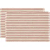 Södahl - Statement Stripe Pöytätabletti 33x48cm 2 kpl Pink