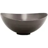Blomus Bowl - Ø 25 Xm - Ondea - Burned Metal, Metallic Finish - Brown - L 29CM