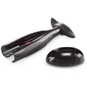 Le Creuset GS-200 Activ-ball table model and foil cutter. Black, gift set