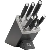 Zwilling All Star 1022760, 7-piece knife set with knife block, charcoal/silver