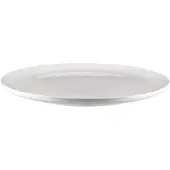 Alessi Plate In White Porcelain - White - D27CM