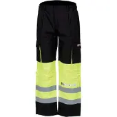 Priha 4094 Multinormi kelta/musta palosuojattu housut