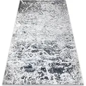 Rugsx Matto mefe moderni 6182 betoni - rakenteellinen, kaksi fleece-tasoa harmaa