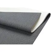 Narma Bono -flatWeave sileäksi kudottu matto, harmaa, 80 x 350 cm