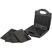 Esperanza Sandwich Maker 3in1 Portobella black EKT006