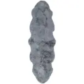 Narma lampaannahkamatto Merino, harmaa, 100x180 cm