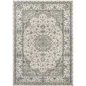 Narma Fatima -viskoosimatto, beige-sininen, 160 x 230 cm