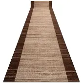 Rugsx Kumipohjainen matto 100 cm STREIFEN ruskea