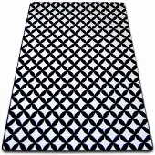 Rugsx Alfombra SKETCH - F757 crema/negro - Diamante 180x270 cm