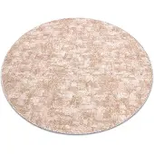 Rugsx Matto Pyöreä Solid, beige 30
