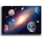 Hobby Hall Sisustustaulu Planeetat