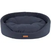 Amiplay soikea kanta Montana Black S, 46x38x13 cm.