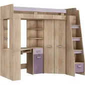 Meblocross Kerrossänky Antresola P, violetti
