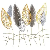 Hobby Hall Metallinen seinäkoriste, 75 x 80 x 5 cm