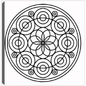 Hobby Hall DIY taulu, mandala